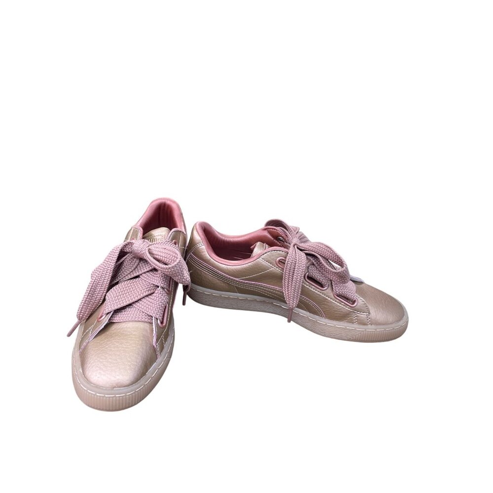 Puma Womens Basket Heart copper sneakers Size 9 SKU 8869